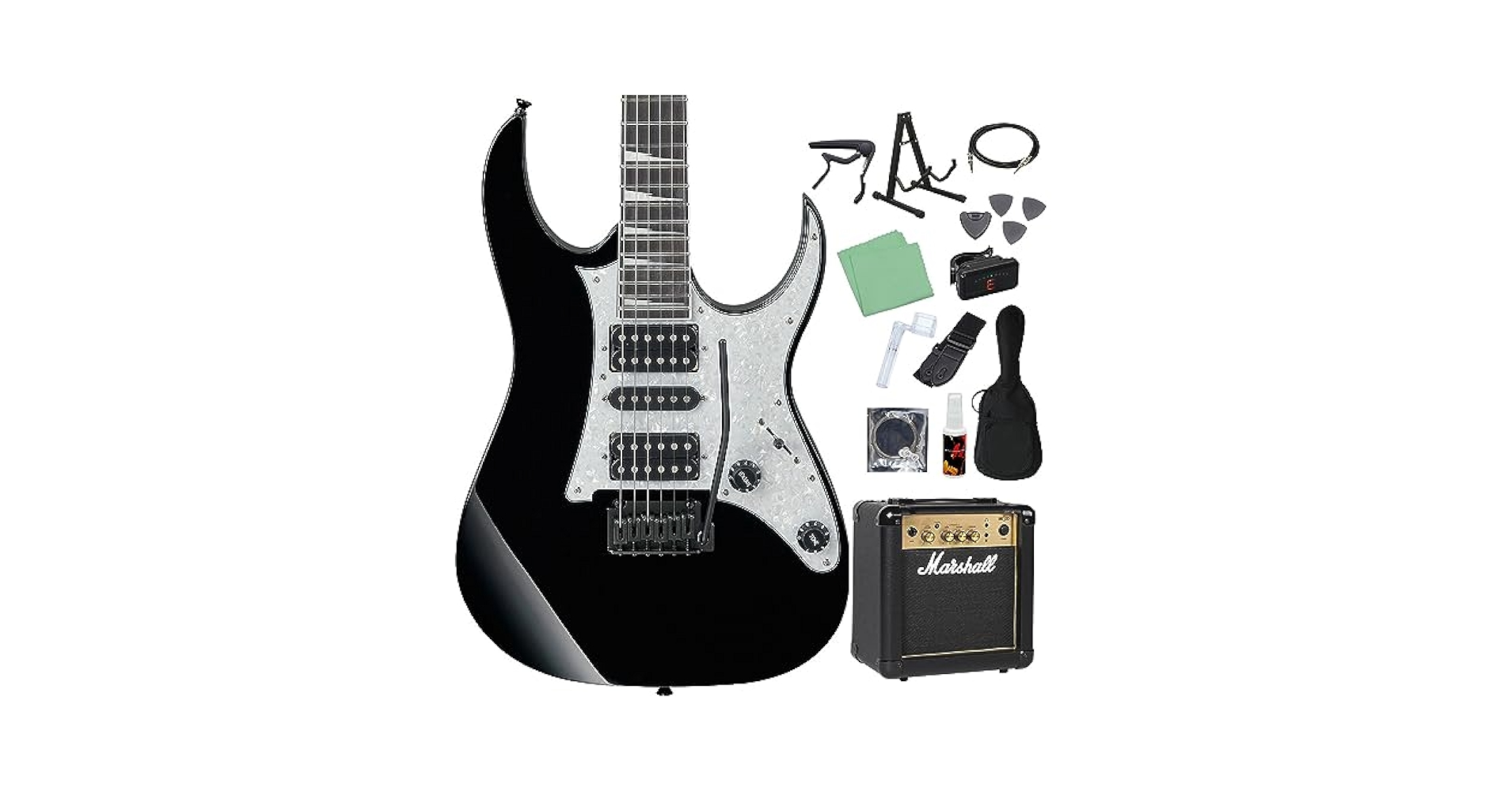 Ibanez RGV250 BK アイバニーズ　エレキギター Ibanez アイバニーズ RGV250 BK ブラック 初心者14点セット VOX